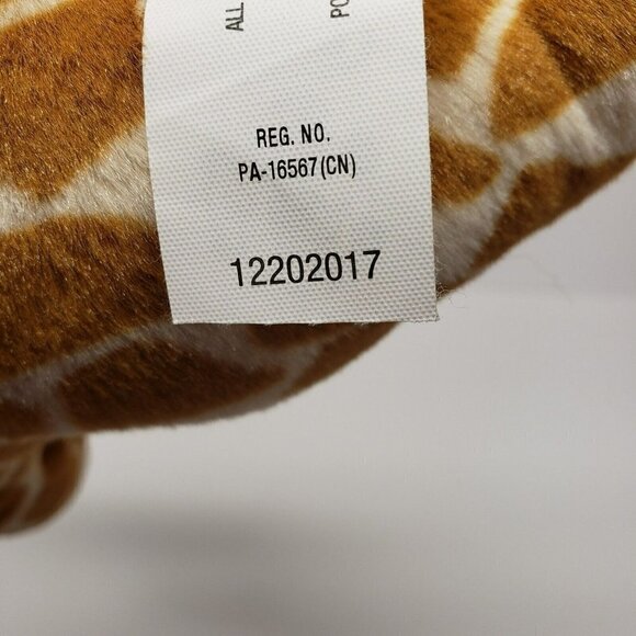 Animal Alley Toys R Us 16" Giraffe TRU Kids 2020 Laying Down Plush - Picture 7 of 7
